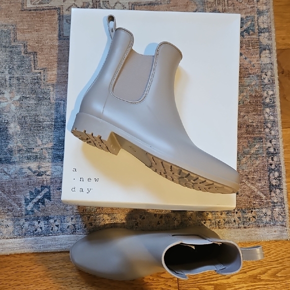 Target A New Day Taupe Winter Rain Boots - Picture 7 of 7